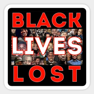 Black Lives Lost Sticker